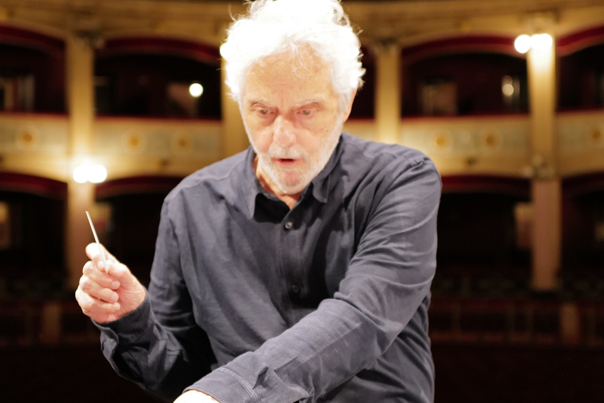 Nicola Piovani in prova con l'OSS